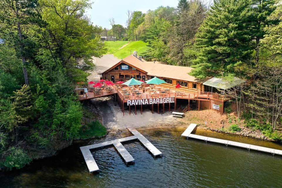 Ravinia Bay on the Wisconsin River in Wisconsin Dells, WI